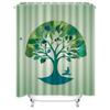 Serenity Tree Artistic Waterproof Shower Curtain, Unique Design for Bathroom Decor, Adds Calm and Natural Touch to Your Home