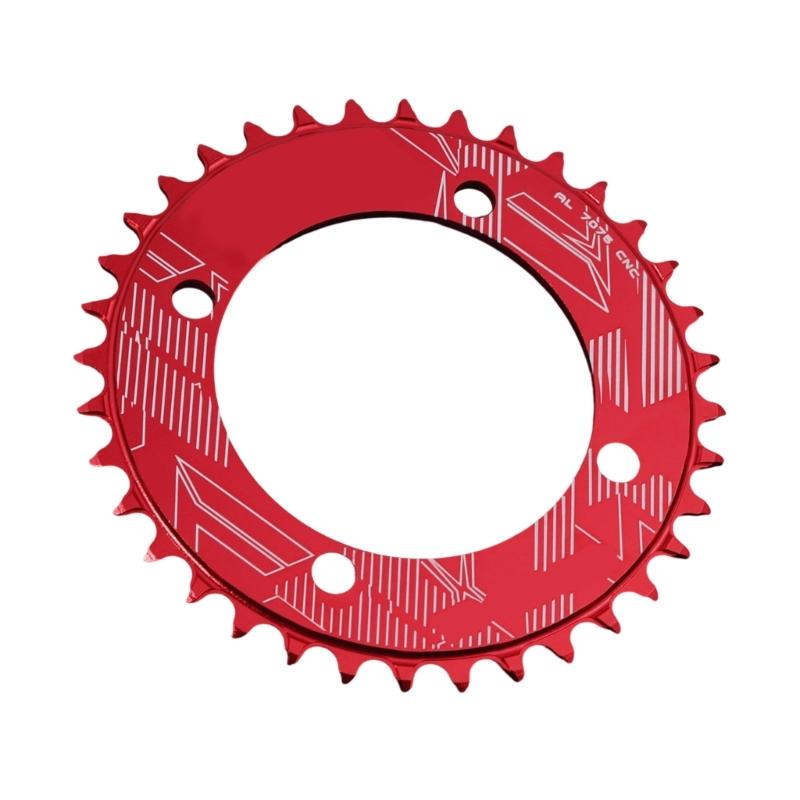 32T/34T/36T/38T 104BCD Fahrrad Rundform Narrow Wide Kettenblatt Kettenrad Fahrrad Kreis Kurbelgarnitur Einzelblatt Teile