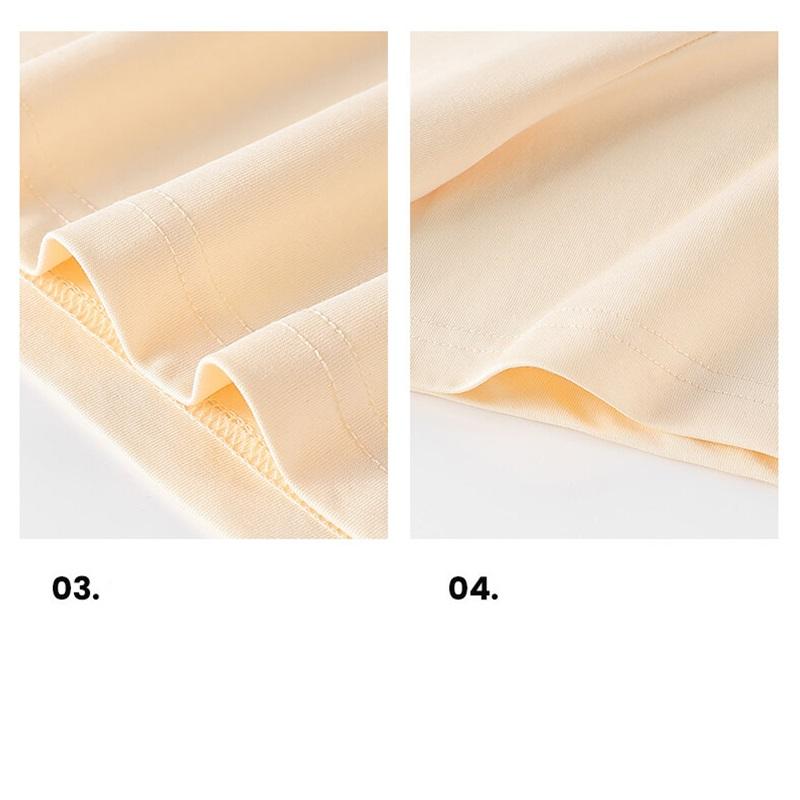 Summer New Regular Fit Cool Feeling 210gsm Sorona Fabric T-shirts Men Breathable Comfortable Top Casual Loose Hip Hop Streetwear