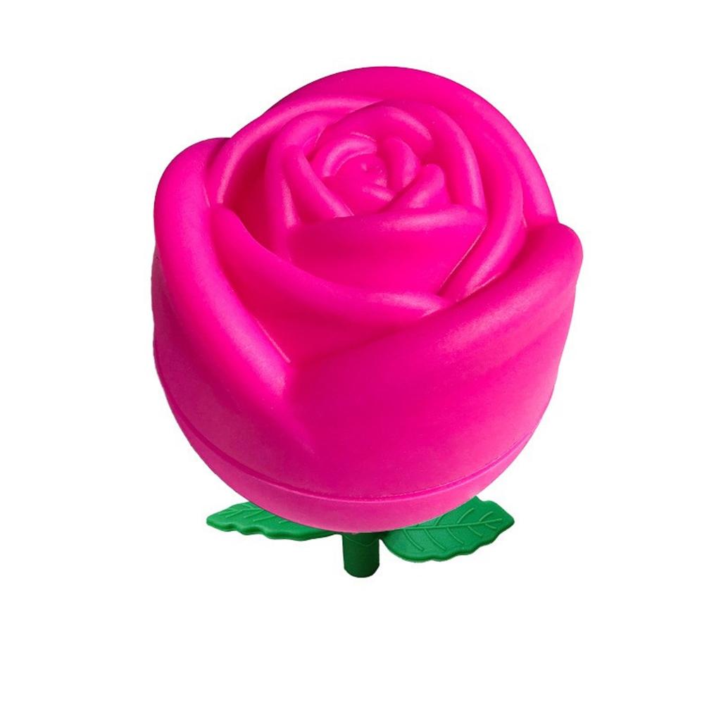 Rose Shaped Silicone Mold Kitchen Mold Supplies,Easy To Demold, Suitable For Chilled Wine, Milk, Chocolate, And Fruit Juice Beverages,