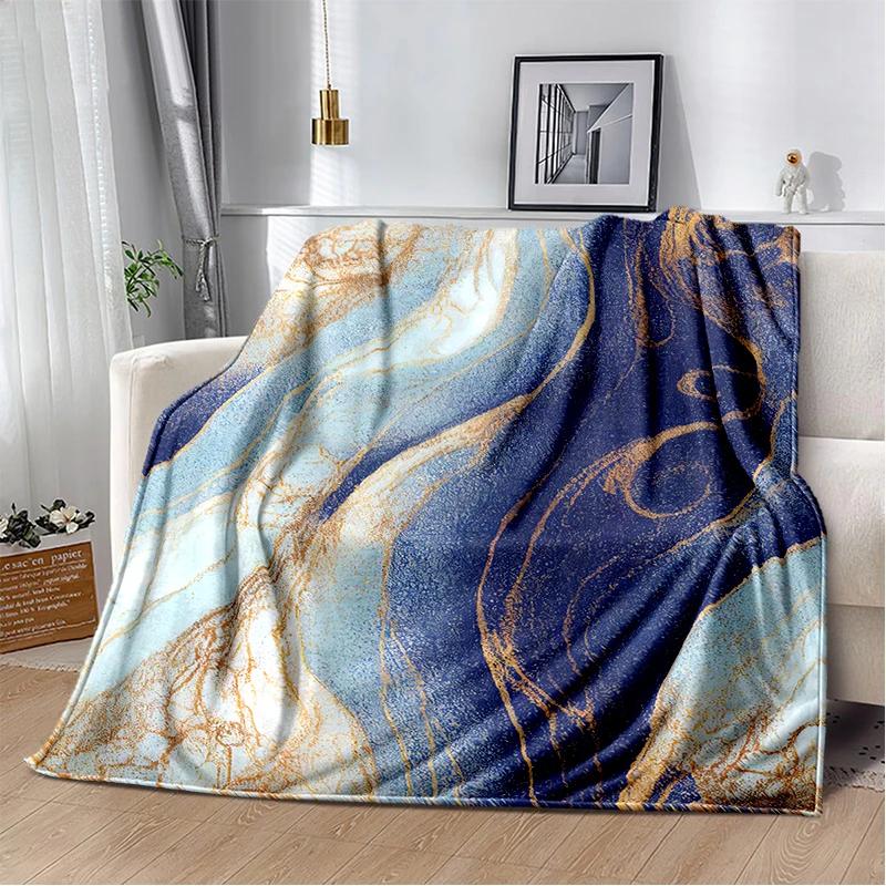 2026 New Style Luxurious Nature Marble Colour Blanket,Soft Throw Blanket for Home Bedroom Bed Sofa Travel Picnic Cover Kid Gift