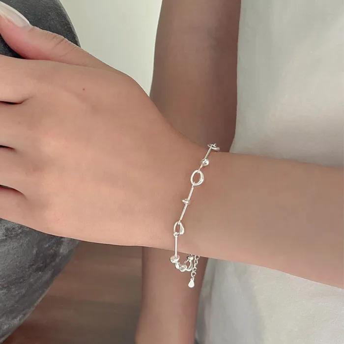 Silver925 Stick Loop Bracelet (2color)
