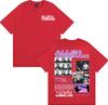 Rapper Alleh  Yorghaki La Ciudad Worid Tour 2025 Tshirt Mens Clothing Harajuku Gothic T Shirts Cotton Casual Oversized Tshirt