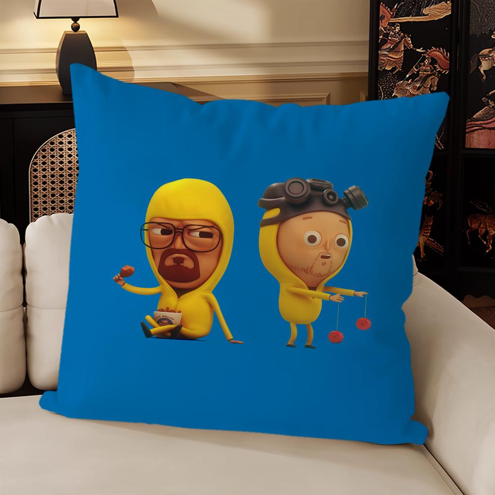 Klasyczny Film Breaking Bad Los Pollos Hermanos Sofa Salon Sypialnia Zagłówek Oparcie Poduszka Kwadratowa Poduszka Poduszka do Drzemki