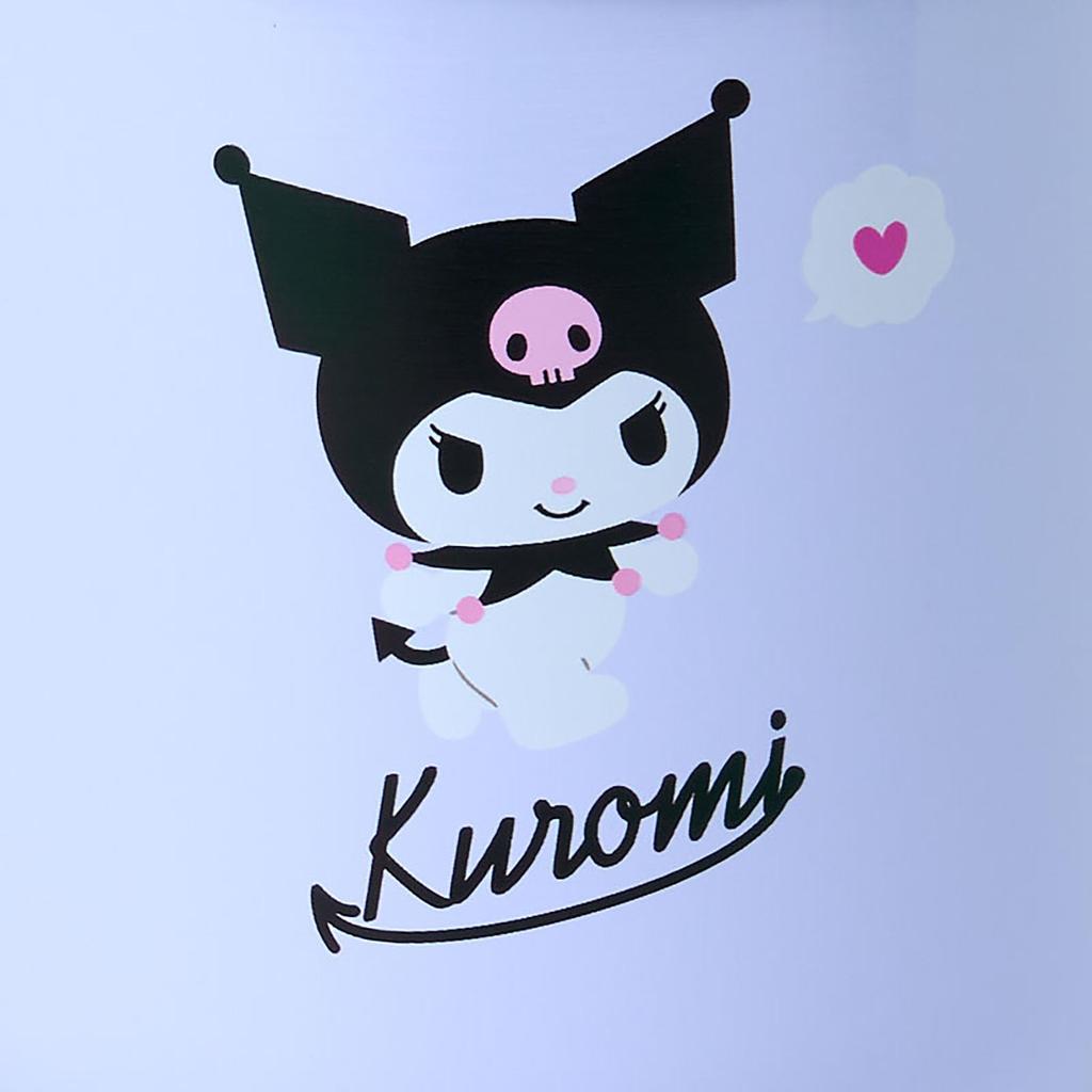 Sanrio Stainless Steel Mug with Kuromi Stainless Copper Resin Lid and Polypropylene Gasket and Silicone Rubber Can Be Used for Both Hot and Cold