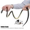 Black Color Simulation Snake Rubber Material Halloween Prop Fake Snake  Scene Decoration