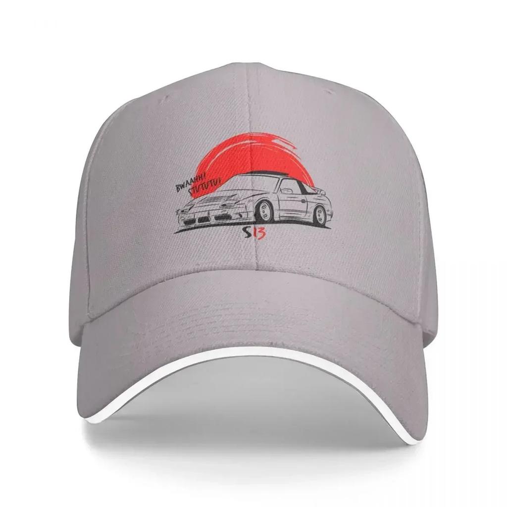 JDM S Draw Baseball Cap Military Cap Unisex Trucker Hat Unisexs Tennis Womens