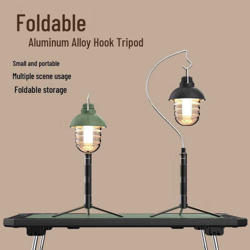 ZISIZ Foldable Outdoor Triangular Light Stand