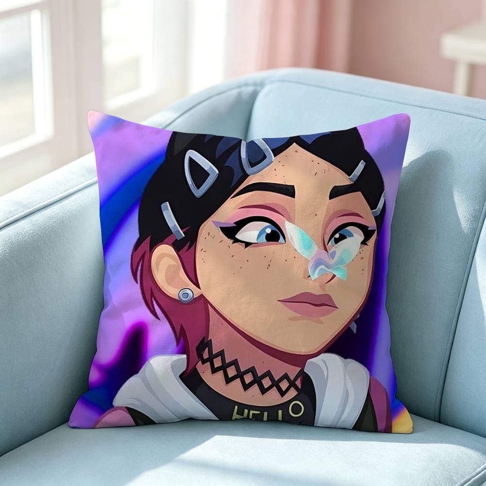 Hot Shooting Character Clove Clove Pillow Case Square DoubleSided Sofa Cushion Cover Bedroom Bedside Pillow