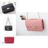 Trendy Hollow Chain Crossbody Bag With Lock Closure For Women