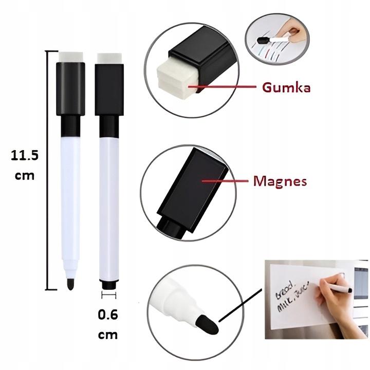 Dry Erase Board Markers With Magnet 10 Pcs