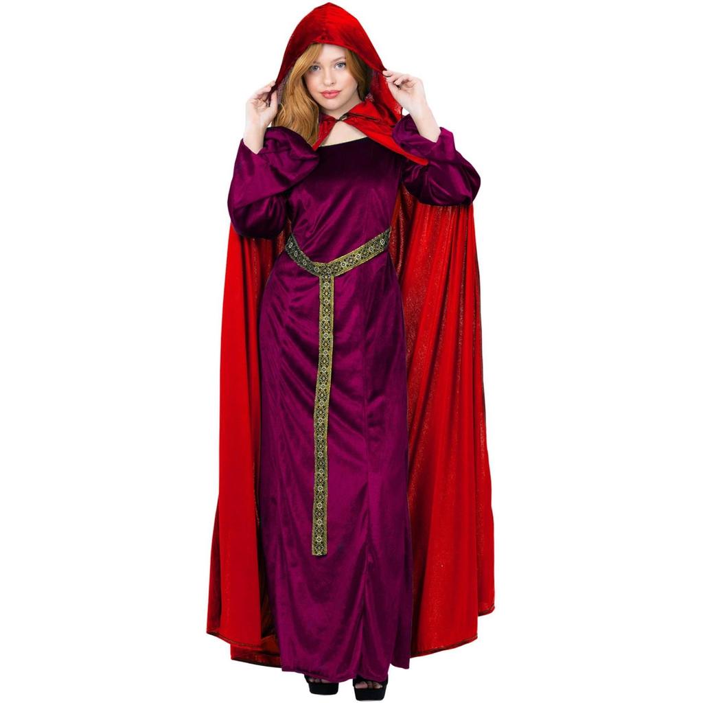 Smiffys Womens/Ladies Deluxe Velvet Costume
