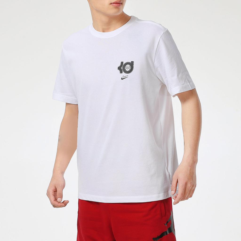 Nike Dri-FIT KD Printed Basketball Crew Neck Short Sleeve T-Shirt Men Tops White DD0776-100