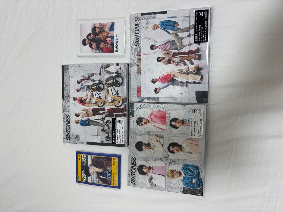 

[USED] SixTONES Tone - 3 versions - with bonus items