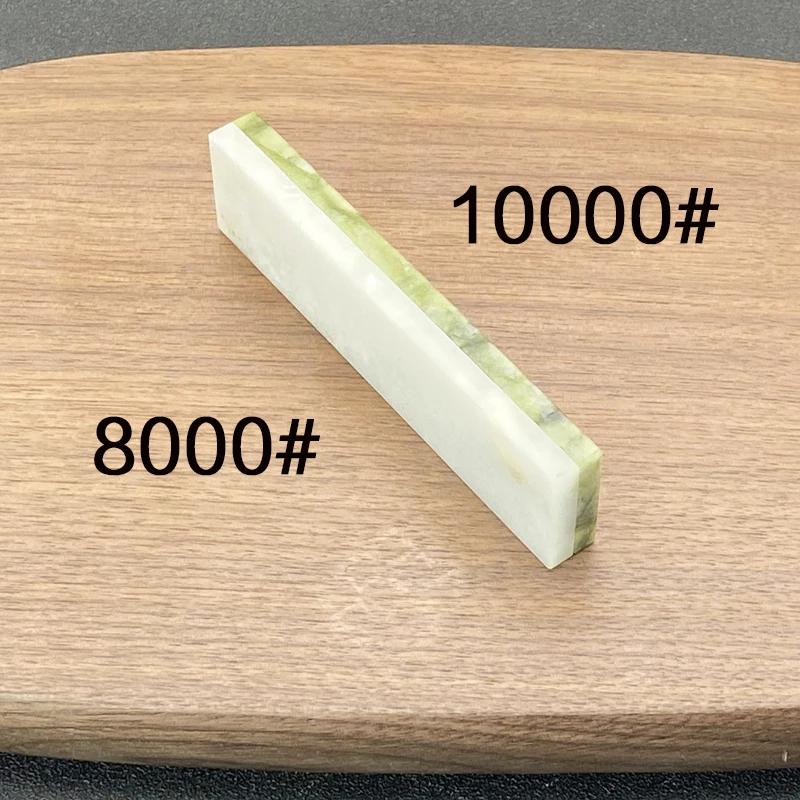 10000 Körnung Natürlicher Grüner Achat Schärfstein Wetzstein Feinschleifen Polieren Rasiermesser Küchenmesser Schärfer Abziehwerkzeug