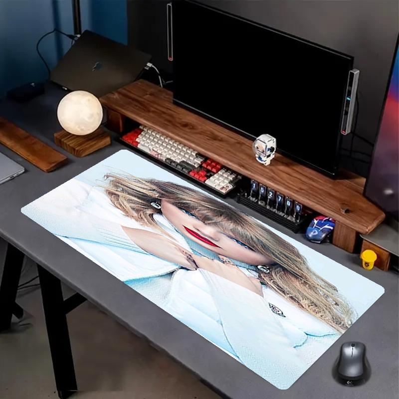 Taylor Theme Mouse Pad, Non Slip Rubber Base, Multifunctional Office & Home Decor, Perfect for Workspace Personalization.