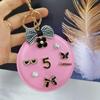 Korean-Style Fragrant Wind Makeup Mirror Keychain Pendant