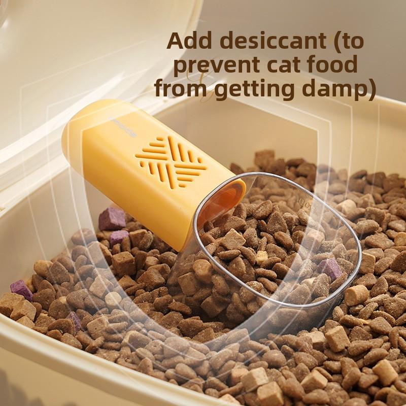 Pet Food Measuring Spoon - Not Dirty, Grain Transparent Scale, Cat Food Spoon, Dog Food Spoon - Detachable, Washable with Water