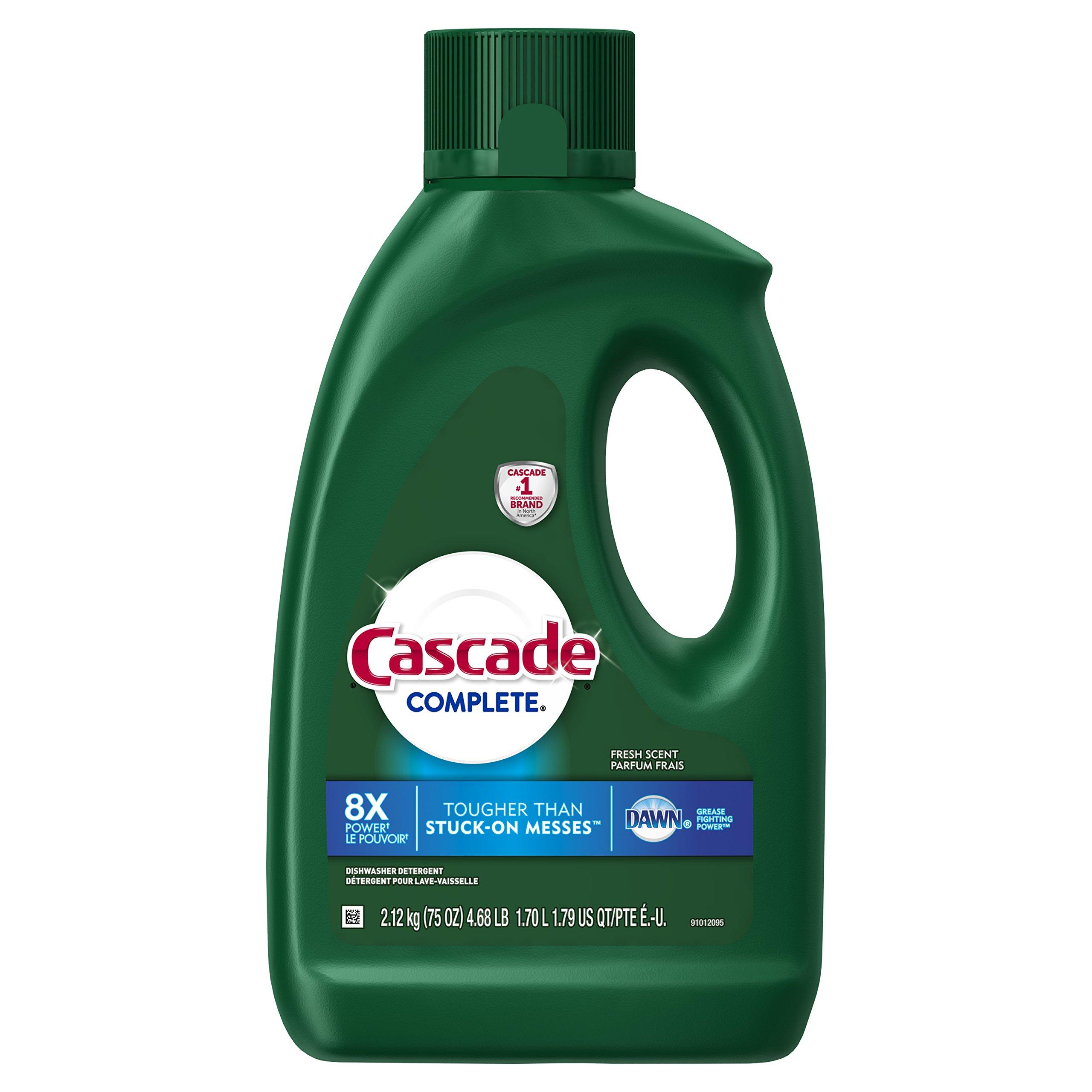 

Cascade Complete Gel Dishwasher Detergent 70 oz Fresh All-in-1 - -