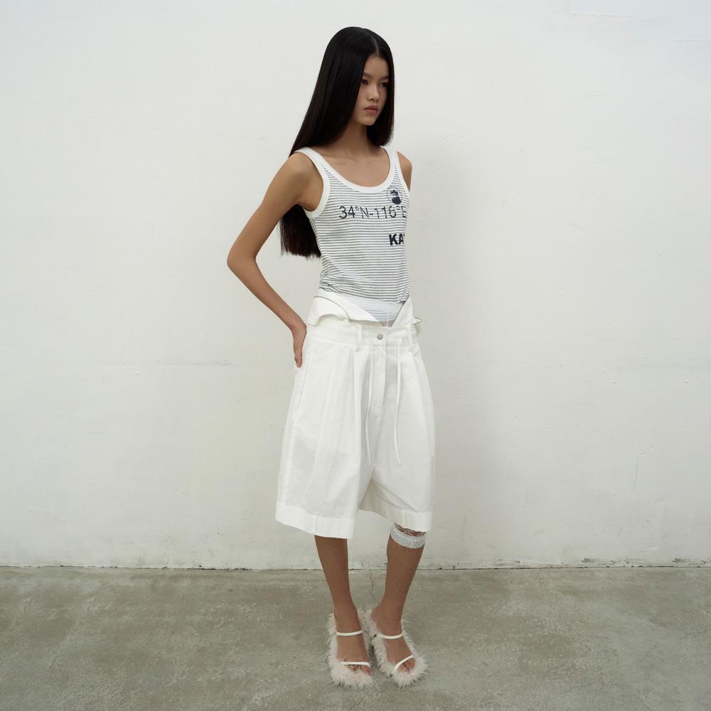 LCDC™ Drawstring Pocket Shorts (White)