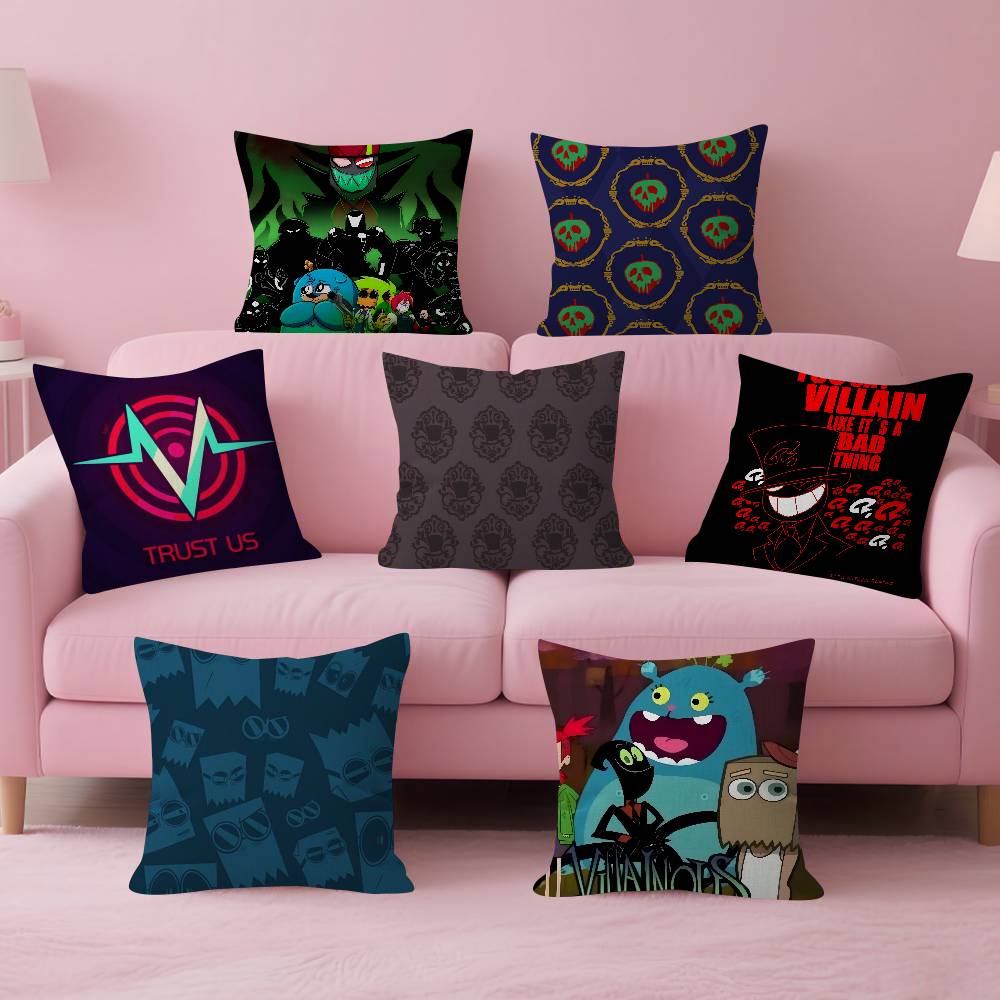 Cartoon Villainous Anime Personalized Picture Text Home Decorative Pillows Household Gifts Xcm