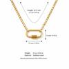 Pendentif Transfrontalier en Acier Inoxydable Or 18K: Série Personnalisée DIY pour Femmes