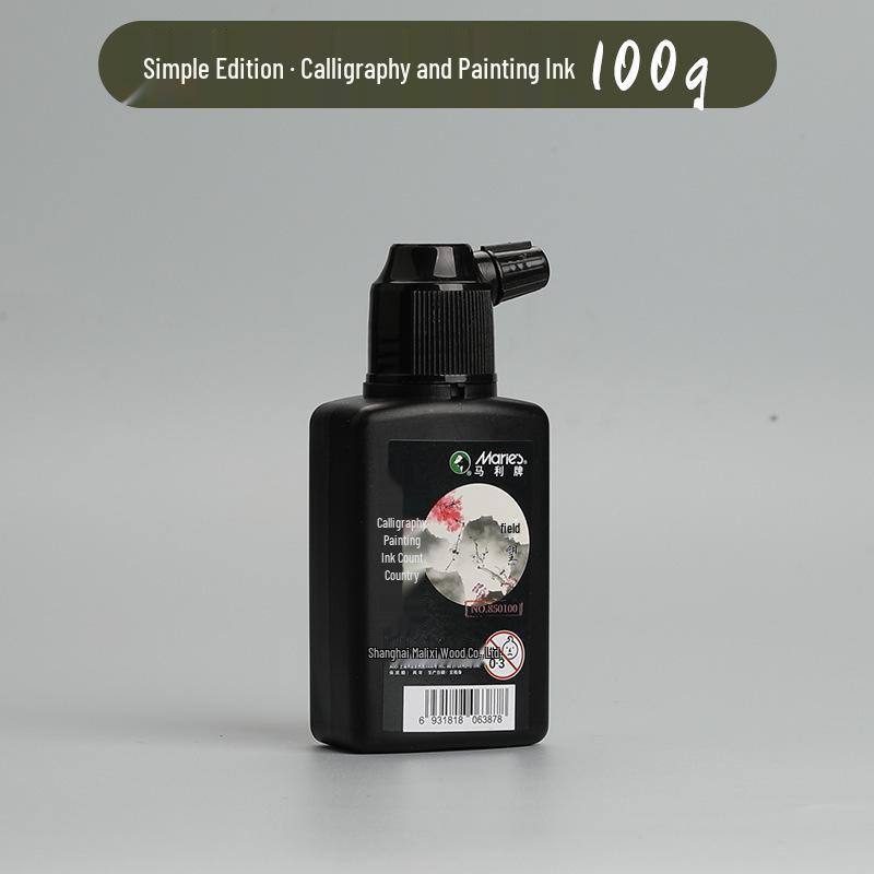 

Mali Ink 500g Calligraphy Ink with 100g Practice Brush for Students