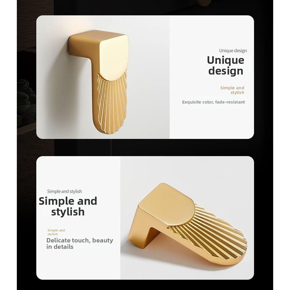 Hot Zinc Alloy Kitchen Cabinet Door Pulls Light Luxury Modern Wardrobe Door Handles Furniture Handle for Furniture Hardware