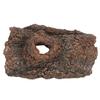 Resin Reptile Hide Cave Simulation Tree Bark Shaped Amphibians Reptile Hide Caves Landscape for Scorpion Lizard 13x7.5x5cm