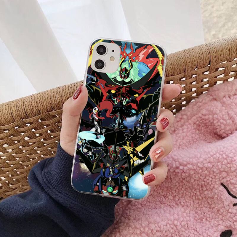 Tengen Toppa Gurren Lagann Phone Case for iPhone 11 12 13 mini pro XS MAX 8 7 6 6S Plus X 5S SE 2020 XR cover