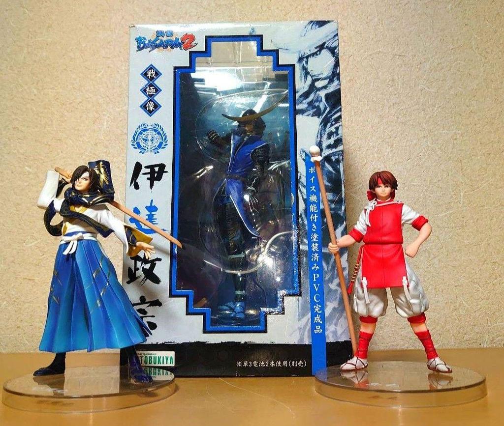 [USED] Kotobukiya Sengoku BASARA Sengoku Statue Date Masamune and Sanada Yukimura Figure