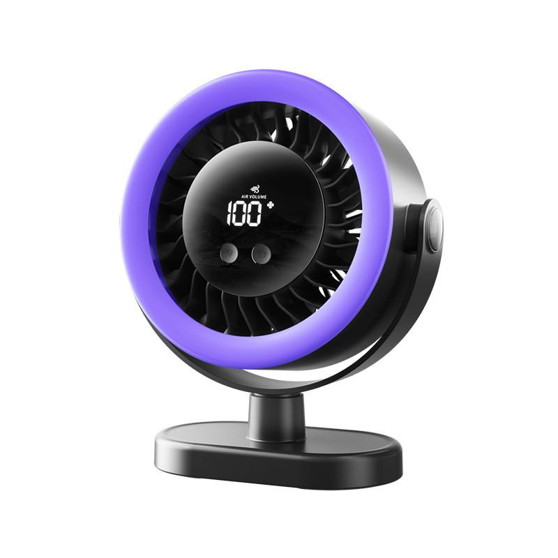 Desktop Usb Rechargeable Fan With Touch Control Low Noise For Home Office Use
