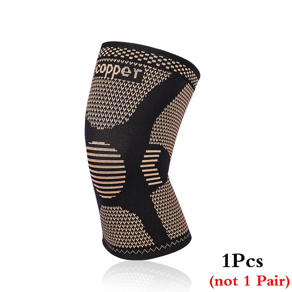 

Durable And Safe 1Pc Copper Knee Brace For Women & Men- Copper Knee Braces For Knee Pain And Support -Copper Ions Fiber Compression Knee Sleeve S