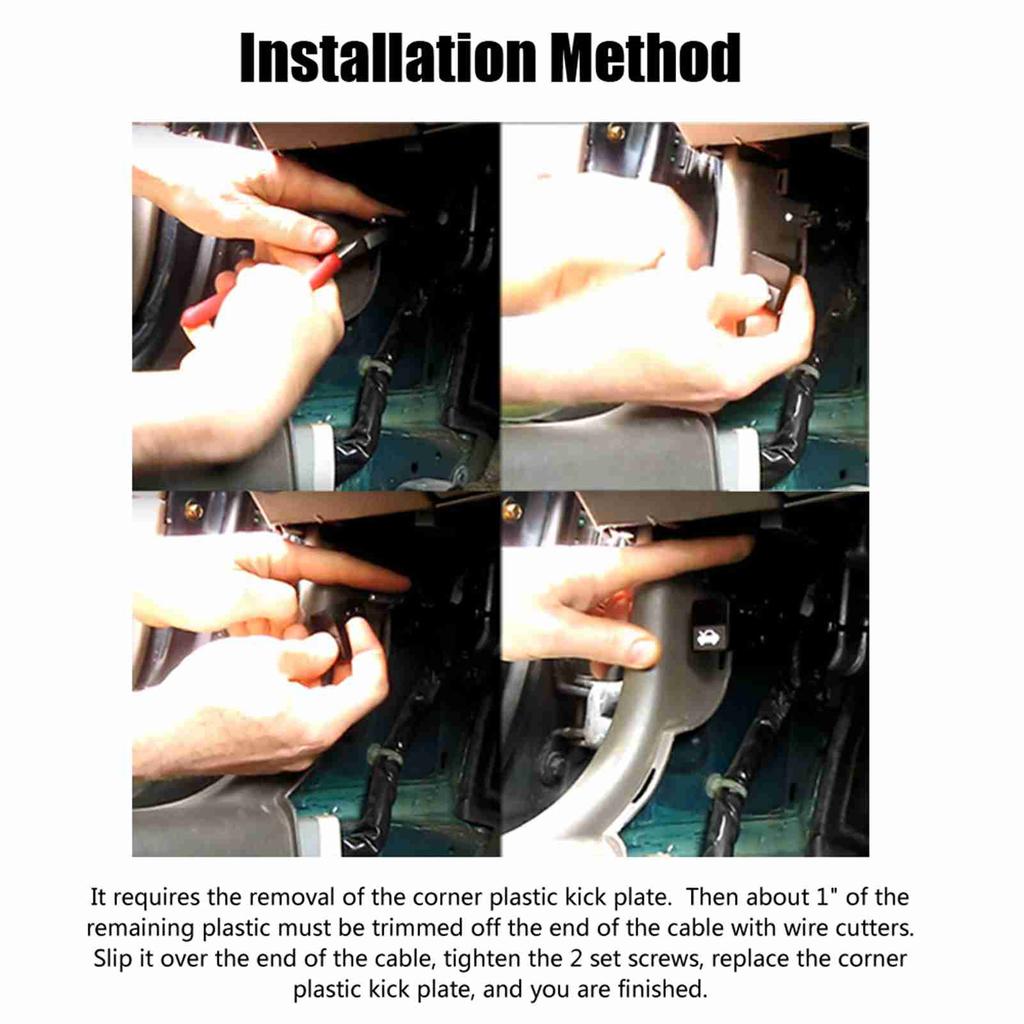 Engine Cover Lock Hood Relse   Handle Repair Kit for 1996-2011 1997-2006 2003-2011 Ridgeline 2006-2014 Aluminum Alloy Black Direct Replacement s