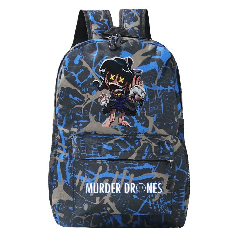 

Murder Drones Personality Printing Trend Student School Bag Multifunctional Outdoor Travel Backpack No Specifications