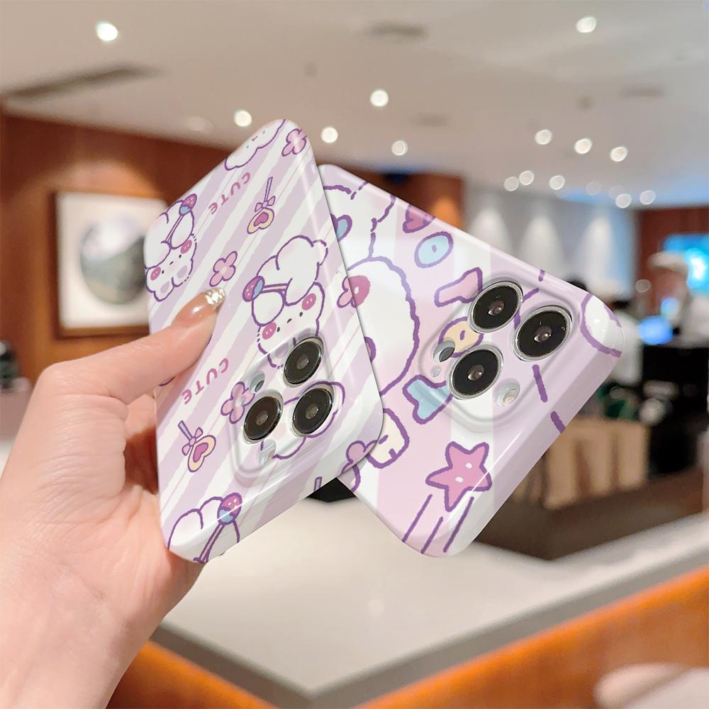 All-inclusive-Film-Telefonhülle, Cartoon-Modedesign, Hartschale, vollständige Abdeckung, stoßfeste Kamera-Schutzhülle für OPPO Realme OnePlus Infinix Tecno
