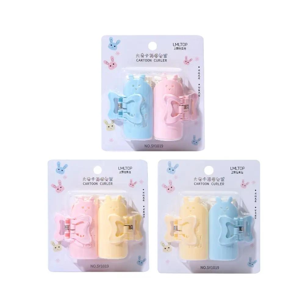 Fluffy Air Bangs Cartoon Shaped Hair Styling Tool Self-adhesive Hair roller set Women Bang Curler Lazy Bangs Roller Bangs Clip