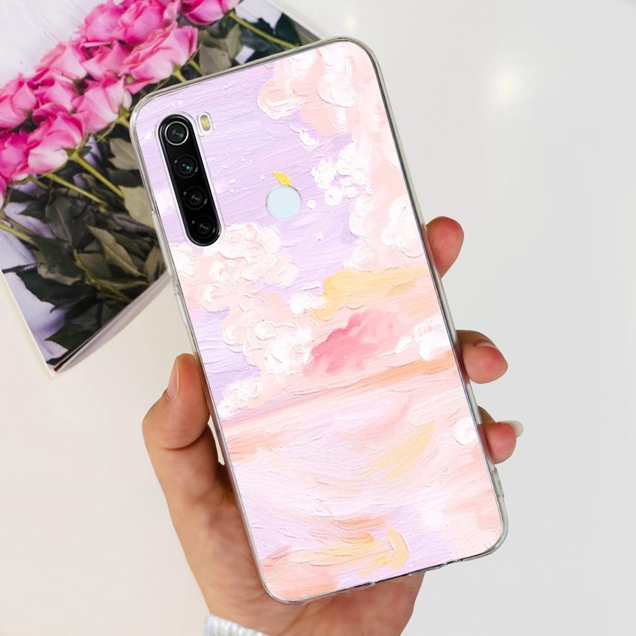 For Xiaomi Redmi Note 8 Case Note 8T Luxury Painted Cover Clear Silicone Phone Case For Redmi Note 8 Pro Note8 Note8T Soft Shell