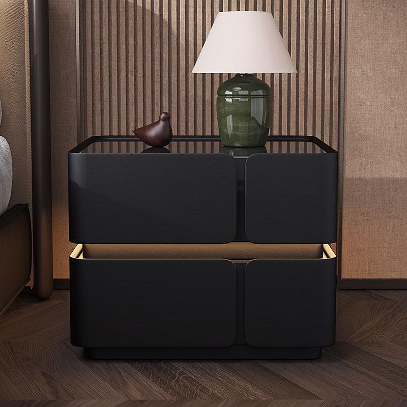 New High-End Smart Bedside Table with Light: Personalized Modern Storage for Bedroom