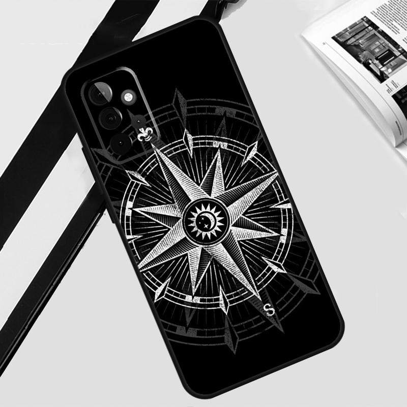 

World Map Compass Nautical Case For Samsung Galaxy A54 A34 A14 A56 A36 A26 A16 A06 A12 A22 A32 A52 A13 A53 A15 A35 A55 Samsung A14