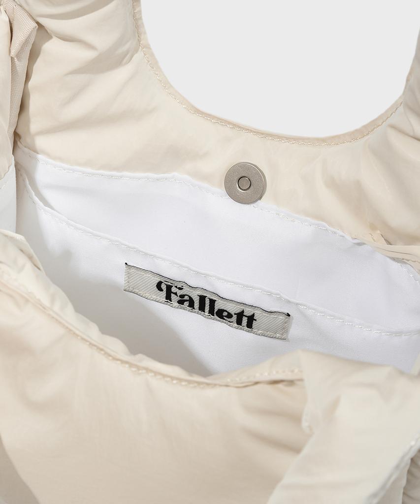 Fallett [24Fw] Two-Way Mini Padded Bag Ivory