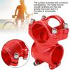 LUNJE 31.8x35mm Bike Handlebar Short Stem Riser Aluminum Alloy   Hollow Stem