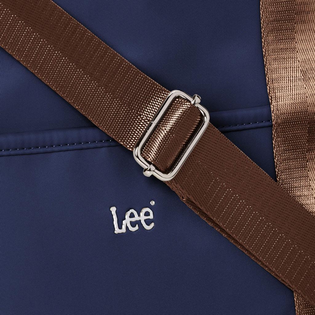 Boston Bag Logo Silver Foam Print Lightweight Nylon Twill 2WAY Bag Shoulder Bag Navy [Lee] Mother's