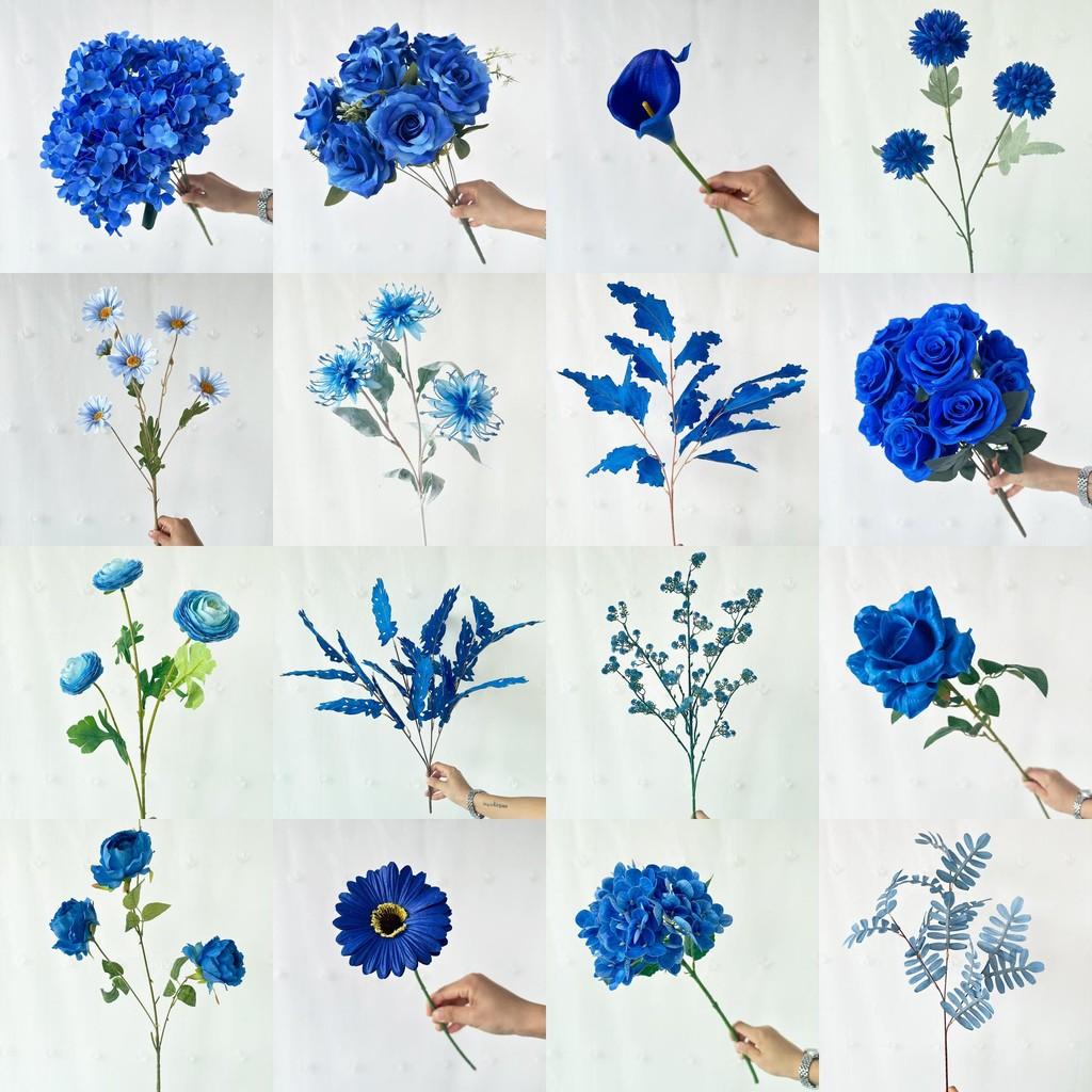 Hydrangeas Daffodils Roses Lilies Daisies Artificial Flower Decorations Home