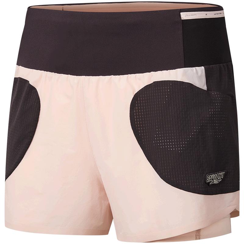 Saucony Nathan Bell Women s 2-in-1 Breathable Sports Shorts L