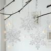 Icy Glitter Snowflake Ornaments - Cross-border Christmas Tree Decorations