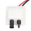 Solar Double Cable Entry Gland Box Waterproof Housing for RV Roof Boat Yacht Camping Travel with 2m 10AWG Extension Cord