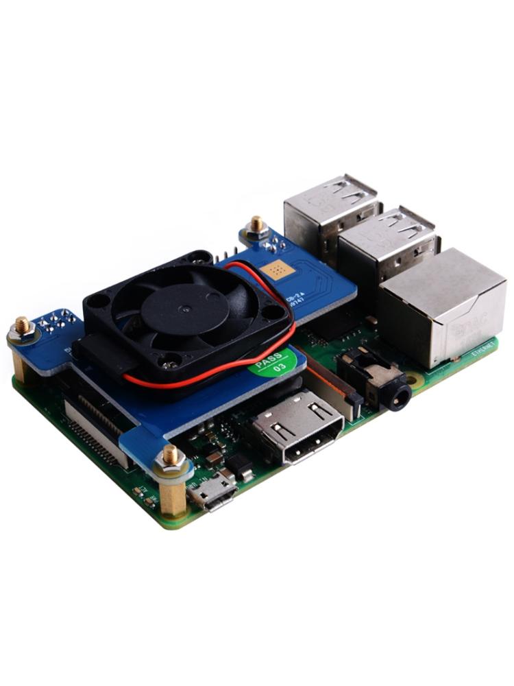 New  4B/3B + POE Power Over Ethernet Expansion Board Cooling Module Onboard Fan OLED  Standard