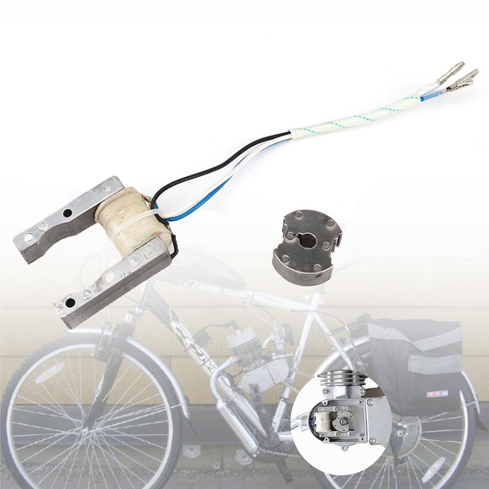 Motorcycle Magneto Stator Coil With Magnet Kit For 49cc 50cc 66cc 80cc 2 Stroke Engine Motor Motorized Bicycle Bike Parts