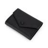 Women's Genuine Leather Tri-Fold Wallet - Small, Simple, Foldable Coin Purse in Japanese Korean Style.
